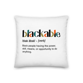 DEFINITION Throw Pillow (Square)