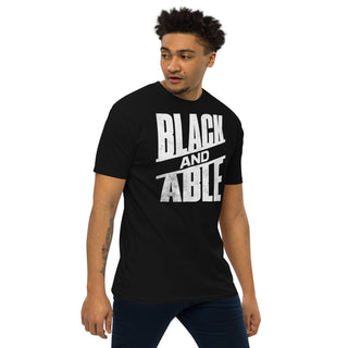 Black And Able Premium Tee | Blackable – Black - Owned Woman - Owned Fashion Tech