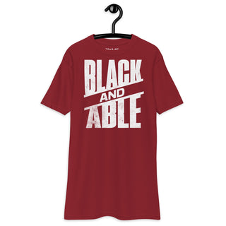 Black And Able Premium Tee | Blackable – Black - Owned Woman - Owned Fashion Tech