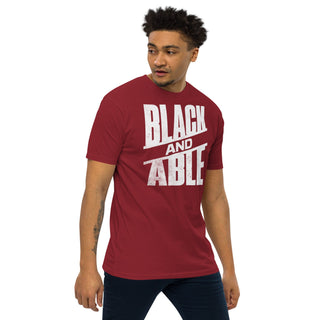 Black And Able Premium Tee | Blackable – Black - Owned Woman - Owned Fashion Tech