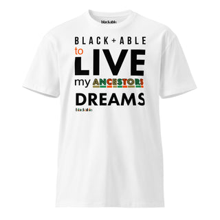Blackable Ancestors' Dream Premium T-shirt | Blackable – Black - Owned Woman - Owned Fashion Tech