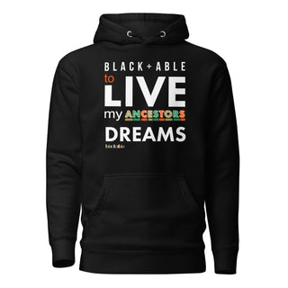 Blackable Ancestors’ Dreams Premium Hoodie | Blackable – Black - Owned Woman - Owned Fashion Tech