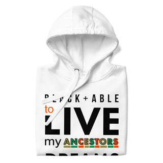 Blackable Ancestors’ Dreams Premium Hoodie | Blackable – Black - Owned Woman - Owned Fashion Tech