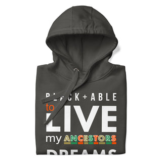 Blackable Ancestors’ Dreams Premium Hoodie | Blackable – Black - Owned Woman - Owned Fashion Tech