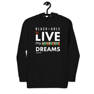 Blackable Ancestors’ Dreams Premium Hoodie | Blackable – Black - Owned Woman - Owned Fashion Tech