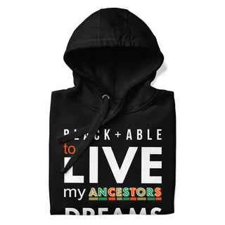 Blackable Ancestors’ Dreams Premium Hoodie | Blackable – Black - Owned Woman - Owned Fashion Tech