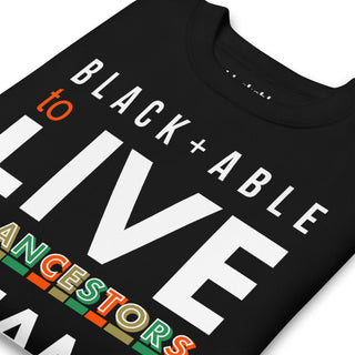 Blackable Ancestors' Dreams Sweatshirt | Blackable – Black - Owned Woman - Owned Fashion Tech