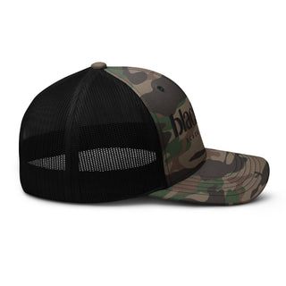 Blackable Blackout Camo Trucker Hat | Blackable – Black - Owned Woman - Owned Fashion Tech