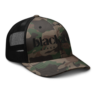 Blackable Blackout Camo Trucker Hat | Blackable – Black - Owned Woman - Owned Fashion Tech