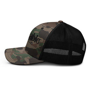 Blackable Blackout Camo Trucker Hat | Blackable – Black - Owned Woman - Owned Fashion Tech