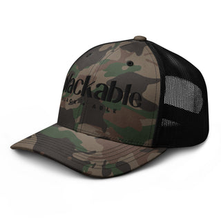Blackable Blackout Camo Trucker Hat | Blackable – Black - Owned Woman - Owned Fashion Tech