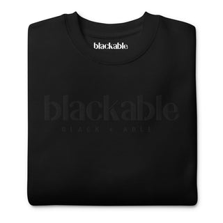 Blackable Blackout Essentials Sweatshirt | Blackable – Black - Owned Woman - Owned Fashion Tech