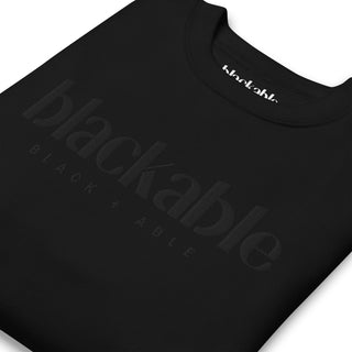 Blackable Blackout Essentials Sweatshirt | Blackable – Black - Owned Woman - Owned Fashion Tech
