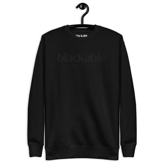 Blackable Blackout Essentials Sweatshirt | Blackable – Black - Owned Woman - Owned Fashion Tech
