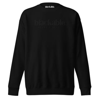 Blackable Blackout Essentials Sweatshirt | Blackable – Black - Owned Woman - Owned Fashion Tech