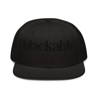 Blackable Blackout Snapback Hat | Blackable – Black - Owned Woman - Owned Fashion Tech