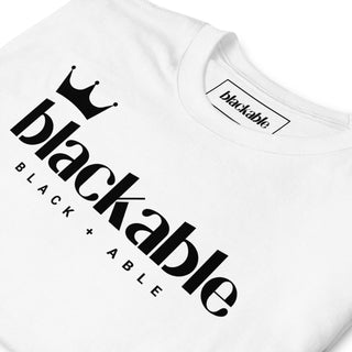 Blackable Branded Crown T-Shirt (Unisex) | Blackable – Black - Owned Woman - Owned Fashion Tech