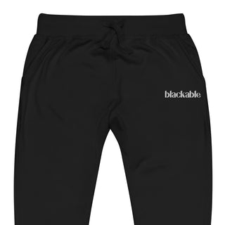 Blackable Branded Essentials Black Sweatpants | Blackable – Black - Owned Woman - Owned Fashion Tech