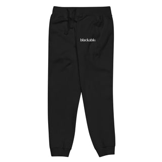 Blackable Branded Essentials Black Sweatpants | Blackable – Black - Owned Woman - Owned Fashion Tech
