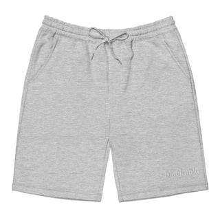 Blackable Branded Essentials Grey Fleece Shorts | Blackable – Black - Owned Woman - Owned Fashion Tech