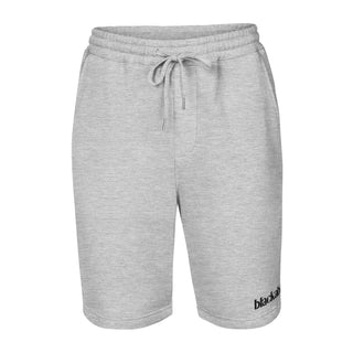 Blackable Branded Essentials Grey Fleece Shorts | Blackable – Black - Owned Woman - Owned Fashion Tech