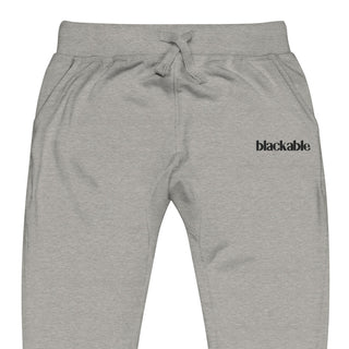 Blackable Branded Essentials Grey Sweatpants | Blackable – Black - Owned Woman - Owned Fashion Tech