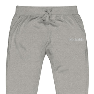 Blackable Branded Essentials Grey Sweatpants | Blackable – Black - Owned Woman - Owned Fashion Tech