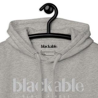Blackable Branded Essentials Hoodie (Unisex) | Blackable – Black - Owned Woman - Owned Fashion Tech