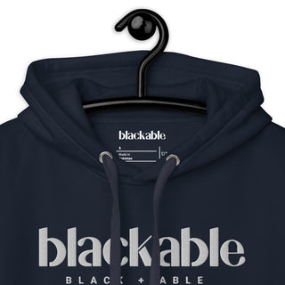 Blackable Branded Essentials Hoodie (Unisex) | Blackable – Black - Owned Woman - Owned Fashion Tech