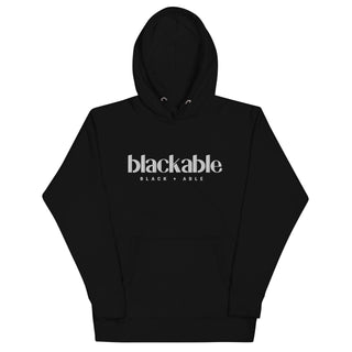 Blackable Branded Essentials Hoodie (Unisex) | Blackable – Black - Owned Woman - Owned Fashion Tech