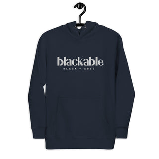 Blackable Branded Essentials Hoodie (Unisex) | Blackable – Black - Owned Woman - Owned Fashion Tech