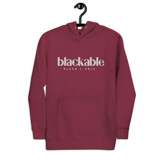 Blackable Branded Essentials Hoodie (Unisex) | Blackable – Black - Owned Woman - Owned Fashion Tech