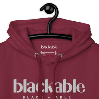 Blackable Branded Essentials Hoodie (Unisex) | Blackable – Black - Owned Woman - Owned Fashion Tech