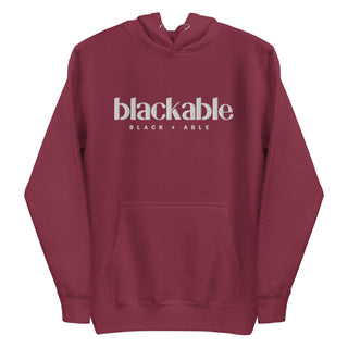 Blackable Branded Essentials Hoodie (Unisex) | Blackable – Black - Owned Woman - Owned Fashion Tech
