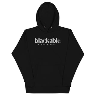 Blackable Branded Essentials Hoodie (Unisex) | Blackable – Black - Owned Woman - Owned Fashion Tech