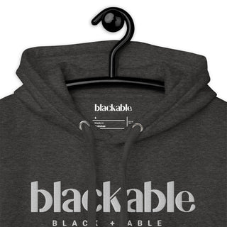 Blackable Branded Essentials Hoodie (Unisex) | Blackable – Black - Owned Woman - Owned Fashion Tech