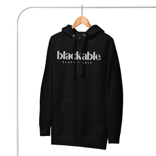 Blackable Branded Essentials Hoodie (Unisex) | Blackable – Black - Owned Woman - Owned Fashion Tech