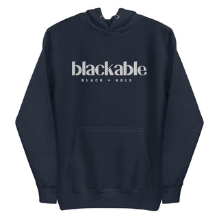 Blackable Branded Essentials Hoodie (Unisex) | Blackable – Black - Owned Woman - Owned Fashion Tech