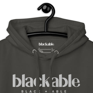Blackable Branded Essentials Hoodie (Unisex) | Blackable – Black - Owned Woman - Owned Fashion Tech