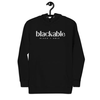 Blackable Branded Essentials Hoodie (Unisex) | Blackable – Black - Owned Woman - Owned Fashion Tech