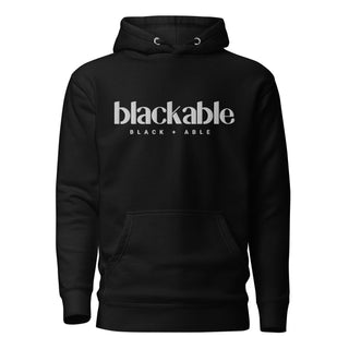 Blackable Branded Essentials Hoodie (Unisex) | Blackable – Black - Owned Woman - Owned Fashion Tech