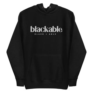 Blackable Branded Essentials Hoodie (Unisex) | Blackable – Black - Owned Woman - Owned Fashion Tech