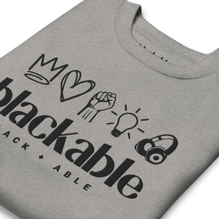 Blackable Branded Essentials Icon Sweatshirt | Blackable – Black - Owned Woman - Owned Fashion Tech