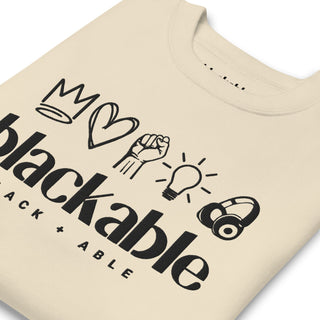 Blackable Branded Essentials Icon Sweatshirt | Blackable – Black - Owned Woman - Owned Fashion Tech