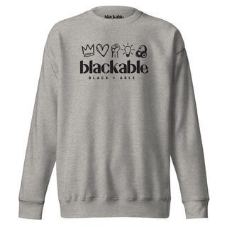Blackable Branded Essentials Icon Sweatshirt | Blackable – Black - Owned Woman - Owned Fashion Tech