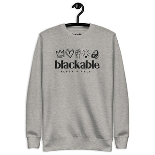 Blackable Branded Essentials Icon Sweatshirt | Blackable – Black - Owned Woman - Owned Fashion Tech