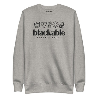 Blackable Branded Essentials Icon Sweatshirt | Blackable – Black - Owned Woman - Owned Fashion Tech