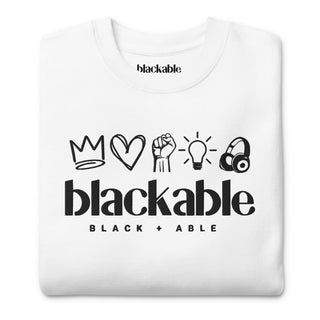 Blackable Branded Essentials Icon Sweatshirt | Blackable – Black - Owned Woman - Owned Fashion Tech