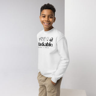 Blackable Branded Essentials Icon Youth Sweatshirt | Blackable – Black - Owned Woman - Owned Fashion Tech