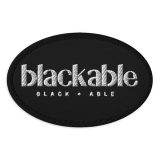 Blackable Branded Essentials Oval Patch | Blackable – Black - Owned Woman - Owned Fashion Tech